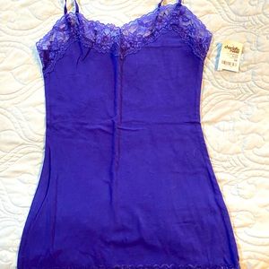 XS juniors Charlotte Russe camisole in eggplant